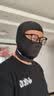 摩多狼（MOTOWOLF）摩托车头套夏季冰丝男面罩女四季防晒挡风 黑色  实拍图
