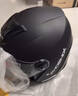 凤凰新国标A类3C认证电动车摩托车头盔双镜片防雾防风保暖哑黑 男女四季通用电瓶车3/4半盔冬季安全帽 实拍图