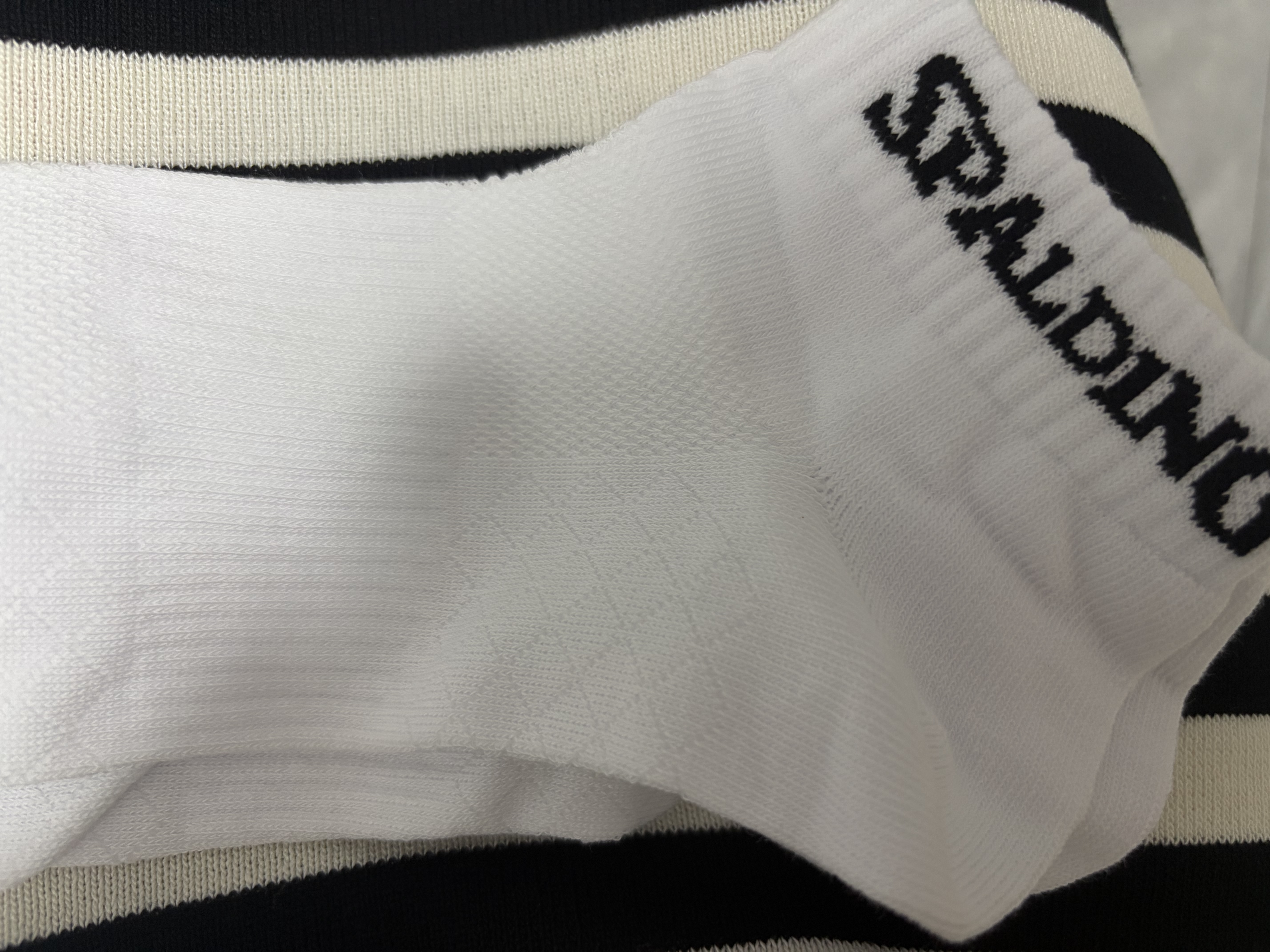 斯伯丁（SPALDING）袜子6双装 夏季运动袜男女款吸汗透气舒适防臭抗菌休闲跑步袜子 实拍图