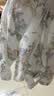 威尔贝鲁（WELLBER）儿童睡衣家居服男女童竹棉纱布家居服两件套装眠兔花野长袖90 实拍图