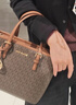 MICHAEL KORS JETSET超小号深棕菜篮子托特35T9GTVTmk女包轻奢包包母亲节礼物 实拍图