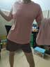 浪莎女士睡衣女带胸垫夏季仿莫代尔冰丝短袖短裤圆领套头可外穿家居服 实拍图
