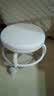 【京喜甄选】椅子万向轮美缝凳子带轮旋转擦地矮凳美甲修脚凳滑轮 儿童凳-米白色款 实拍图