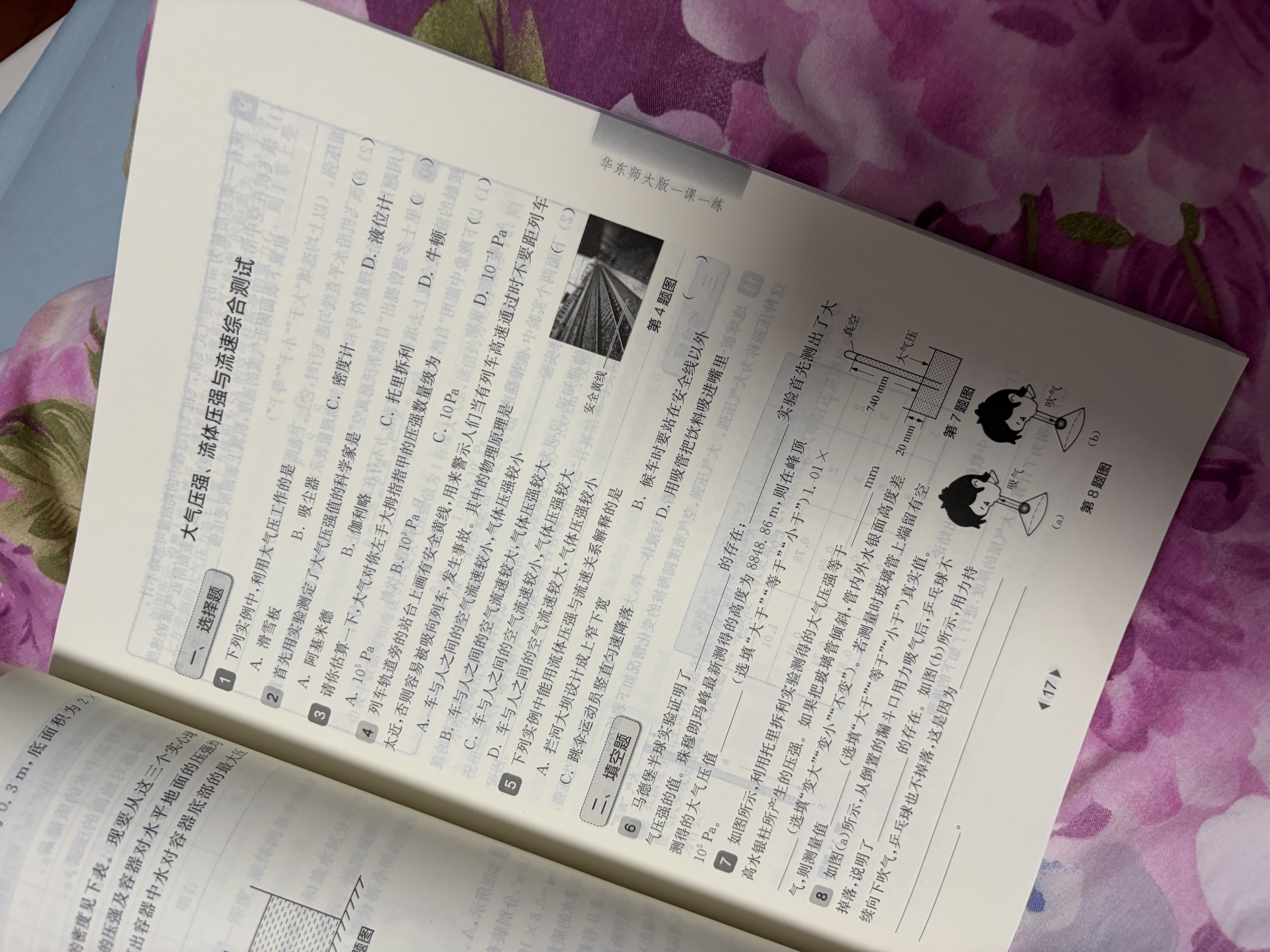 2026春适用一课一练 增强版八年级物理（新教材）（第二学期） 实拍图
