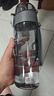 希乐（cille）塑料水杯tritan男女学生大容量便携户外运动健身随手杯子灰600ml 实拍图