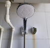 京东京造三挡水花增压手持单头花洒喷头淋浴头110mm大面板硅胶出水嘴 实拍图