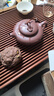 京东京造 宜兴紫砂壶手工茶壶【原矿清水泥】煮泡茶具 君德如意280ml礼盒 实拍图