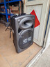 索爱（soaiy）15吋广场舞音响大功率便携式户外重低音蓝牙k歌大音量移动拉杆音箱室外演出设备双话筒 实拍图