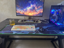 京东京造泰坦A3电竞桌台式电脑桌子实木ENF级家用书桌办公桌碳纤维纹1.4m 实拍图