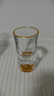 CLITON金箔高档水晶白酒杯分酒器礼盒套装一口杯二两小酒杯烈酒杯6杯6壶 实拍图