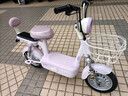 小刀2026新新国标48V20Ah铅酸电动自行车踏板简易电自通用轻便电瓶车【无需驾照】 椰椰紫/芋泥紫-蓝牙解锁 实拍图