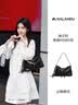 纳兰杜帆船包包女士2026新款春真皮单肩斜挎包女包通勤腋下hobo包 余新白 实拍图
