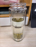 希诺双层玻璃杯男家用商务办公泡茶杯子过滤车载水杯XN-9301 265mL 实拍图