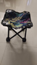 椅子板凳小椅子户外钓椅马扎钓鱼便捷多功能超轻四角凳子马扎 枫叶蓝色【ABC增加承重】 实拍图