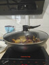 京严炒锅章丘款铁锅无涂层炒菜不粘锅家用精铁锅具燃气电磁炉用已开锅 【灶具通用】适合3-5人  赠盖铲  直径 32cm 百年工艺｜传统铁锅｜健康不沾 实拍图