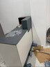 欧贸收银台现代简约店铺小型网红服装店柜台前台吧台桌美容美发接待台 120暖白色+铁灰色【左低右高】 【豪华款显档次】【来宾视角】 实拍图