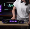 索爱（soaiy）SES818电竞音响家用台式桌面桌搭电脑游戏音箱深渊镜灯效蓝牙6.0低音炮4单元麦克风一体回音壁白色 实拍图