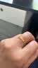 金六福吉祥戒指男女同款S925银钱多多开口招财钱币指环中秋节礼物送女友惊喜 实拍图