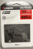 金士顿（Kingston）480GB SSD固态硬盘 SATA3.0接口 A400系列 读速高达500MB/s 实拍图