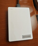 纽曼（Newsmy）1TB 移动硬盘机械 双盘备份 清风Plus系列 USB3.0 2.5英寸 清新白 海量存储 手机连接 格纹设计 实拍图