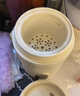 小熊（Bear）煮粥神器1-2人便携式电炖杯电煮锅 免注水加热饭盒保温桶焖烧杯 bb煲粥锅婴儿辅食电炖锅DRG-P10W5 实拍图