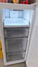 海尔（Haier）山茶花138L立式冰柜小型家用小冰柜风冷无霜一级节能大容量深冷冷柜小冰箱BD-138WGH90WF换新补贴 实拍图
