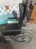 怡辉（YIHUI）轮椅轻便折叠瘫痪老人专用出行可躺可大小便高靠背骨折护理便携式 实拍图
