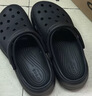 卡骆驰（CROCS）白鹿同款经典云朵洞洞鞋时尚百搭女鞋花园鞋沙滩鞋|206750 黑色-001(含智必星) 36 /37(230mm) 晒单实拍图