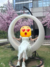 南木熊连衣裙法式茶歇夏季2026新款温柔风气质设计感方领收腰显瘦夏天裙 米白色M【80-100斤】 实拍图