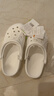 卡骆驰（CROCS）贝雅洞洞鞋男鞋女鞋轻便耐磨一脚蹬拖鞋休闲鞋百搭花园鞋|10126 白-100 39 (240mm) 实拍图