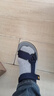 骆驼（CAMEL）户外沙滩潮流平底休闲男士凉鞋子 A822162412 深蓝 43 实拍图