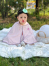 亨凯利宝宝防晒衣UPF50+婴幼儿透气小月龄斗篷户外防紫外线防晒服披风 实拍图