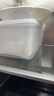 家の物语（KATEI STORY）日本大容量冰箱保鲜盒食品级收纳盒塑料密封双层沥水篮蔬菜水果盒 双层沥水保鲜盒-大号4.5L单件装 实拍图