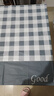 桌布新款欧式风格防水防油免洗餐桌茶几桌垫家用桌布 好运格子-蓝色（薄款） 137*90cm 实拍图
