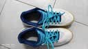 YONEX尤尼克斯羽毛球鞋yy男女同款训练透气缓震SHB101CR 白蓝 43 实拍图