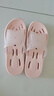 京东京造【浴室拖】拖鞋女士软弹速干漏水拖鞋eva浴室凉拖糖果粉37-38 实拍图