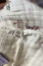 嫚熙（EMXEE）婴儿纱布浴巾a类纯棉儿童浴巾新生儿浴巾洗澡巾 70*70cm 4层 实拍图