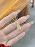 亚一[老庙黄金]银项链女士款玉葫芦生日520送女朋友礼物老婆 实拍图
