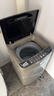 志高全自动洗衣机大容量 波轮宿舍迷你小型家用洗烘一体智能蓝光洗脱一体机宿舍出租房公寓 10KG玄武灰【蓝光抑菌+智能风干+强力电机】 波轮 实拍图