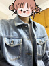 茵曼（INMAN）复古翻领宽松休闲牛仔短外套春秋季女百搭小个子上衣 牛仔蓝 M 实拍图