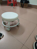 【京喜甄选】椅子万向轮美缝凳子带轮旋转擦地矮凳美甲修脚凳滑轮 儿童凳-米白色款 实拍图