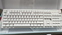GANSS 3104TPro/3087TPro/3108TPro客制化机械键盘104键高斯三模RGB无线键盘蓝牙有线插拔办公游戏键盘 3104TPro白色【GASKET结构】三模RGB KTT晶粉轴（ 实拍图