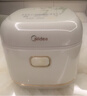 美的（Midea）小碧玉电饭煲2-3人3升0氟陶瓷白玉内胆家用电煮锅煲汤煮粥智能预约多功能一锅多用微压电饭锅RE360 实拍图