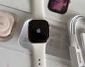 Apple/苹果 Watch S11 智能手表GPS款42毫米玫瑰金色铝金属表壳淡桃粉色运动型表带S/M MEUN4CH/B 实拍图