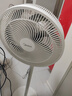 美的（Midea）电风扇 家用七叶立式落地扇宿舍卧室轻音节能摇头桌面小风扇大风力空气循环风扇 SAF30AC 实拍图