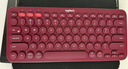 罗技（Logitech）时尚系列 K380 无线键盘 蓝牙办公键盘 便携超薄键盘 笔记本键盘 红色 79键 实拍图