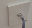 ABB开关插座面板 盈致系列白色86型10A斜五孔插座十只装 CA205N*10 实拍图