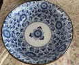 美浓烧（Mino Yaki）日本进口复古汤碗大号家用陶瓷餐具面碗沙拉碗 蓝华 实拍图