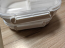 家の物语（KATEI STORY）日本小学生水果盒儿童便携外带保鲜盒饭盒便当盒冰箱食品级收纳盒 【三分格】490ml单件装 实拍图