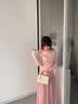 纪诗哲（GIEVSZHE）包包女包2026年新款女士单肩斜挎包七夕情人节礼物送女友老婆 米白色【2026新款/小熊挂件】 实拍图